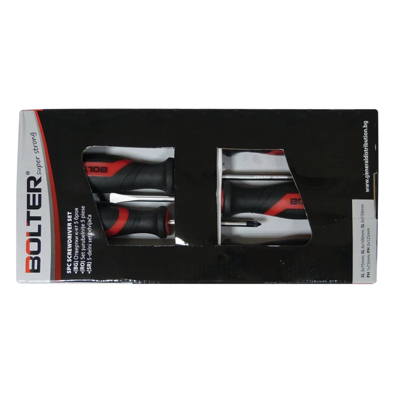 Bolter xg53694 set od 5 shrafcigeri heavy duty