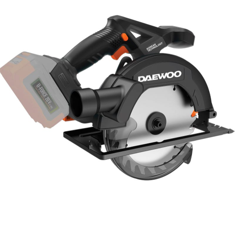Daewoo bateriski rachen cirkular u force 20v 185mm bez bateria i polnach