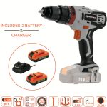 Daewoo dald18 m1 kit akumulatorna udarna bormashina so 2 baterii i kufer