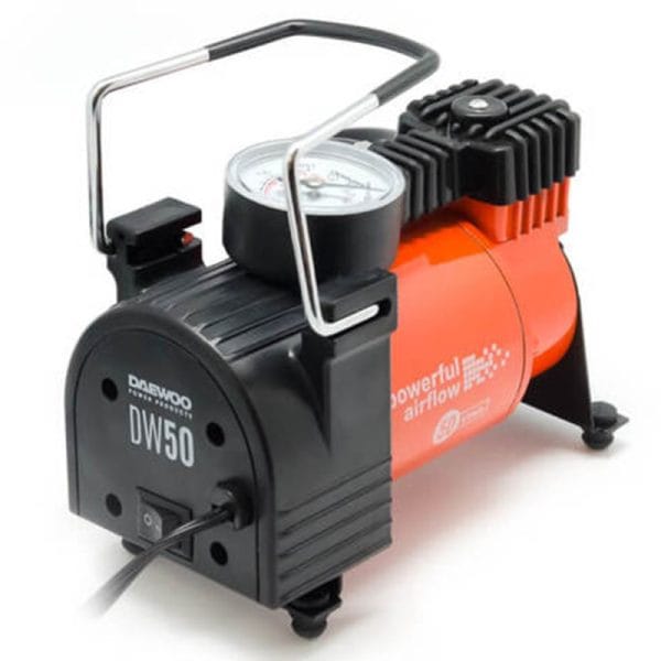 Daewoo dw50 avtomobilski mini kompresor 12v 50 lmin 75 bar