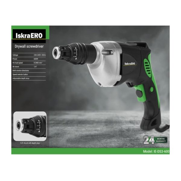 Iskra ero ie ds3 600 elektrichna shtrafilica za gips karton