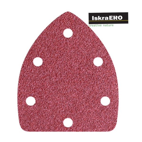 Iskra ero triagolna brusna khartia za drvo i metal 140x140x80mm p120 25 kom