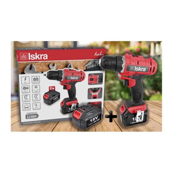 Iskra ml cd92 180s bat shtrafilica dupchalka vo kufer so 2 baterii