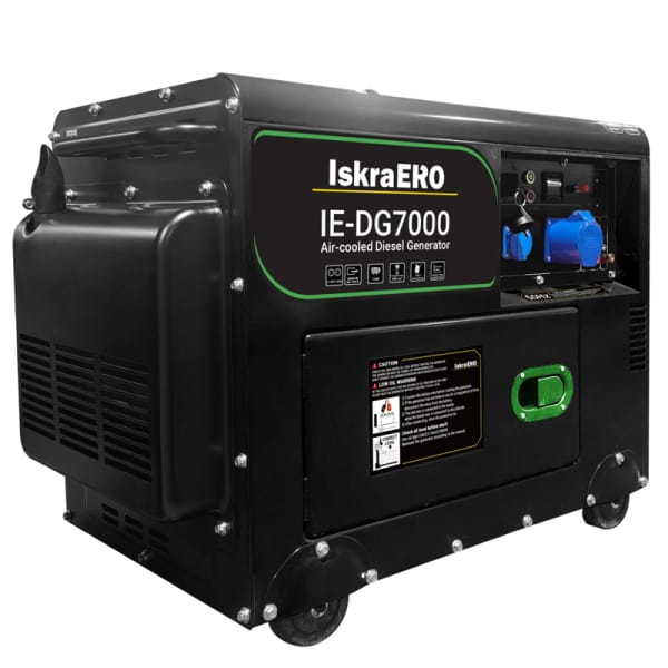 Iskraero ie dg7000 dizel generator 7 kw avr elektrichno palee