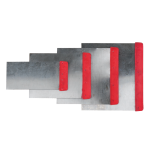 Xg53237 4 delen set fini shpakli 50 80 100 120mm